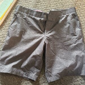 Swiss Tech Charcoal Flat Front Shorts